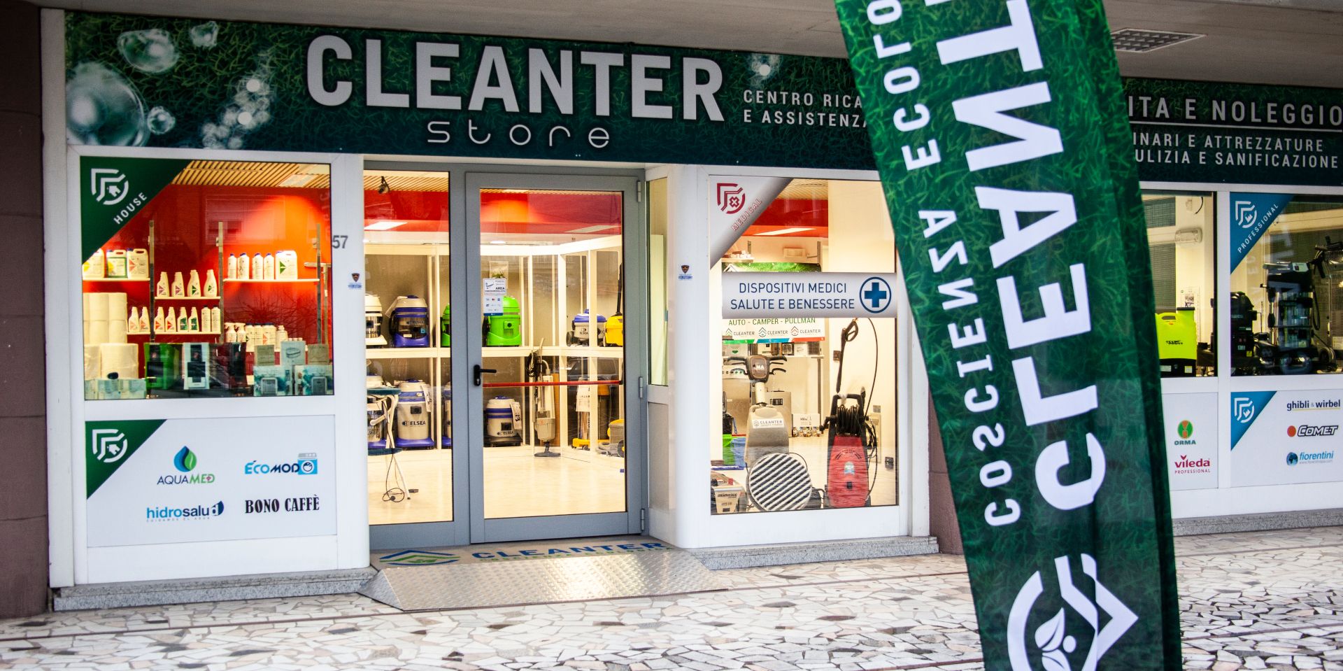 facciata esterna Cleanter San Nicolò a Tordino Teramo